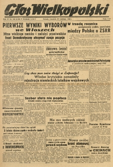 Głos Wielkopolski. 1948.04.22 R.4 nr109 Wyd.ABC