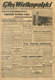Głos Wielkopolski. 1948.04.29 R.4 nr116 Wyd.ABC
