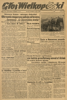 Głos Wielkopolski. 1948.05.09 R.4 nr126 Wyd.ABC