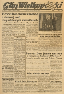 Głos Wielkopolski. 1948.05.27 R.4 nr143 Wyd.ABC