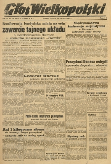 Głos Wielkopolski. 1948.06.10 R.4 nr157 Wyd.ABC