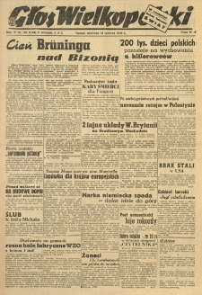 Głos Wielkopolski. 1948.06.13 R.4 nr160 Wyd.ABC