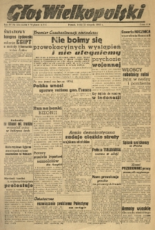 Głos Wielkopolski. 1948.08.25 R.4 nr233 Wyd.ABC