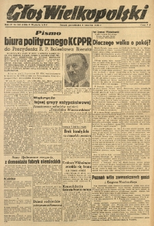 Głos Wielkopolski. 1948.09.06 R.4 nr245 Wyd.ABC