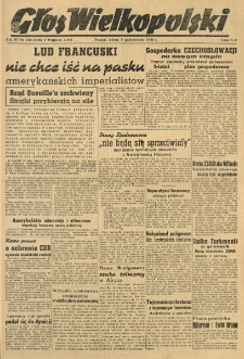 Głos Wielkopolski. 1948.10.09 R.4 nr278 Wyd.ABC