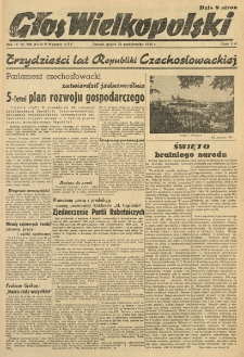 Głos Wielkopolski. 1948.10.29 R.4 nr298 Wyd.ABC