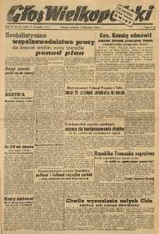 Głos Wielkopolski. 1948.11.14 R.4 nr313 Wyd.ABC