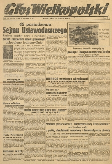 Głos Wielkopolski. 1948.11.20 R.4 nr319 Wyd.ABC