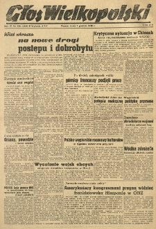 Głos Wielkopolski. 1948.12.01 R.4 nr330 Wyd.ABC
