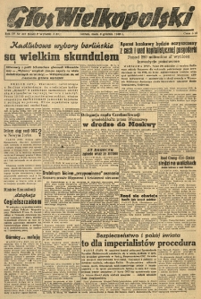 Głos Wielkopolski. 1948.12.08 R.4 nr337 Wyd.ABC
