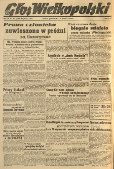Głos Wielkopolski. 1948.12.13 R.4 nr342 Wyd.ABC