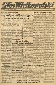 Głos Wielkopolski. 1948.12.15 R.4 nr344 Wyd.ABC