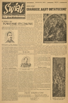 Świat. Ilustrowany dodatek tygodniowy Głosu Wielkopolskiego. 1948.01.18 R.3 nr3