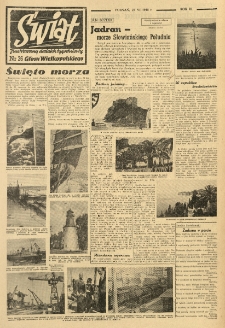Świat. Ilustrowany dodatek tygodniowy Głosu Wielkopolskiego. 1948.06.27 R.3 nr26