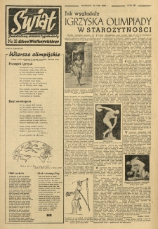 Świat. Ilustrowany dodatek tygodniowy Głosu Wielkopolskiego. 1948.08.15 R.3 nr33