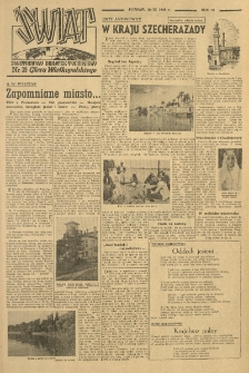 Świat. Ilustrowany dodatek tygodniowy Głosu Wielkopolskiego. 1948.09.26 R.3 nr39