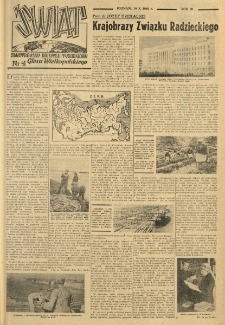 Świat. Ilustrowany dodatek tygodniowy Głosu Wielkopolskiego. 1948.10.10 R.3 nr41