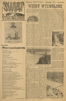 Świat. Ilustrowany dodatek tygodniowy Głosu Wielkopolskiego. 1948.11.28 R.3 nr48