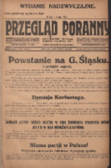 Przegląd Poranny: pismo niezależne i bezpartyjne 1921.05.04 Wydanie Nadzwyczajne