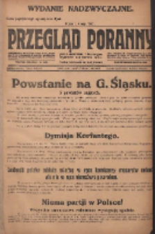 Przegląd Poranny: pismo niezależne i bezpartyjne 1921.05.04 Wydanie Nadzwyczajne