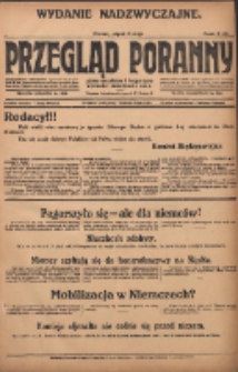 Przegląd Poranny: pismo niezależne i bezpartyjne 1921.05.06 Wydanie Nadzwyczajne