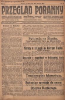 Przegląd Poranny: pismo niezależne i bezpartyjne 1921.05.09 R.1 Nr9