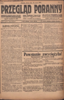 Przegląd Poranny: pismo niezależne i bezpartyjne 1921.05. R.1 Nr11