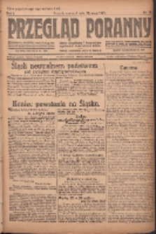 Przegląd Poranny: pismo niezależne i bezpartyjne 1921.05.12 R.1 Nr12