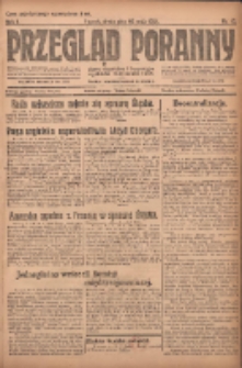Przegląd Poranny: pismo niezależne i bezpartyjne 1921.05.18 R.1 Nr17