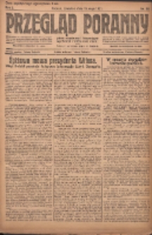 Przegląd Poranny: pismo niezależne i bezpartyjne 1921.05.19 R.1 Nr18