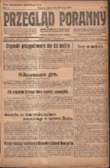 Przegląd Poranny: pismo niezależne i bezpartyjne 1921.05.20 R.1 Nr19