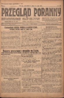 Przegląd Poranny: pismo niezależne i bezpartyjne 1921.05.30 R.1 Nr29