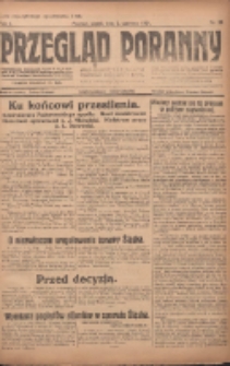 Przegląd Poranny: pismo niezależne i bezpartyjne 1921.06.03 R.1 Nr33
