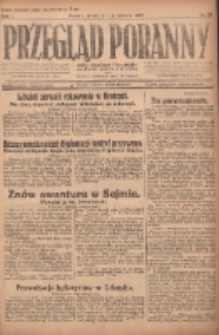 Przegląd Poranny: pismo niezależne i bezpartyjne 1921.06.04 R.1 Nr34