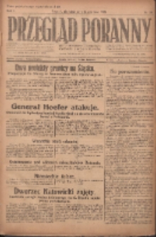 Przegląd Poranny: pismo niezależne i bezpartyjne 1921.06.05 R.1 Nr35