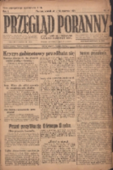 Przegląd Poranny: pismo niezależne i bezpartyjne 1921.06.14 R.1 Nr44