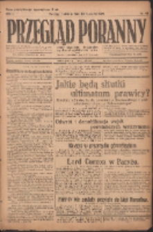 Przegląd Poranny: pismo niezależne i bezpartyjne 1921.06.19 R.1 Nr49