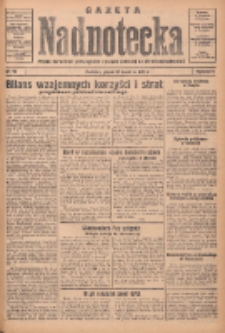Gazeta Nadnotecka: pismo narodowe poświęcone sprawie polskiej na ziemi nadnoteckiej 1934.04.20 R.14 Nr90