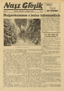 Nasz Głosik. Bezpłatny dodatek dla najmłodszych czytelników "Głosu Wielkopolskiego". 1948.02.08 nr3