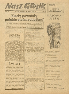 Nasz Głosik. Bezpłatny dodatek dla najmłodszych czytelnik&oacute;w "Głosu Wielkopolskiego". 1948.05.23 nr10