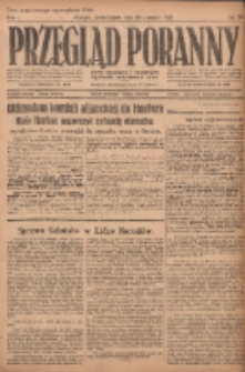 Przegląd Poranny: pismo niezależne i bezpartyjne 1921.06.20 R.1 Nr50