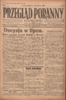Przegląd Poranny: pismo niezależne i bezpartyjne 1921.06.21 R.1 Nr51