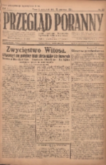 Przegląd Poranny: pismo niezależne i bezpartyjne 1921.06.23 R.1 Nr53