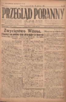 Przegląd Poranny: pismo niezależne i bezpartyjne 1921.06.23 R.1 Nr53