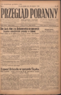 Przegląd Poranny: pismo niezależne i bezpartyjne 1921.06.24 R.1 Nr54