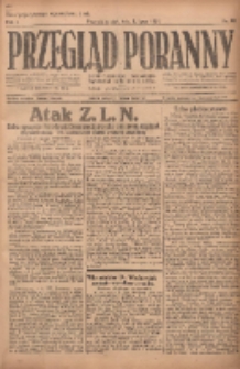 Przegląd Poranny: pismo niezależne i bezpartyjne 1921.07.08 R.1 Nr68