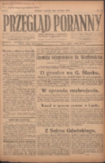 Przegląd Poranny: pismo niezależne i bezpartyjne 1921.07.14 R.1 Nr74