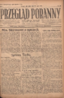 Przegląd Poranny: pismo niezależne i bezpartyjne 1921.07.24 R.1 Nr84