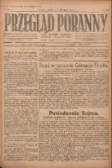 Przegląd Poranny: pismo niezależne i bezpartyjne 1921.07.30 R.1 Nr90