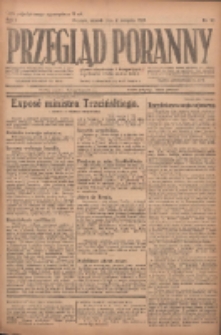 Przegląd Poranny: pismo niezależne i bezpartyjne 1921.08.02 R.1 Nr93